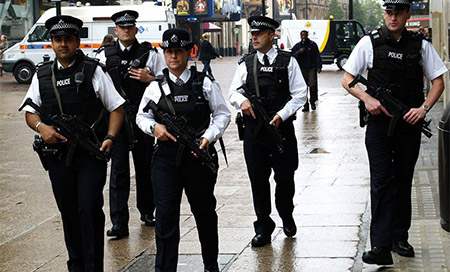 Agentes de la Policía de Londres
